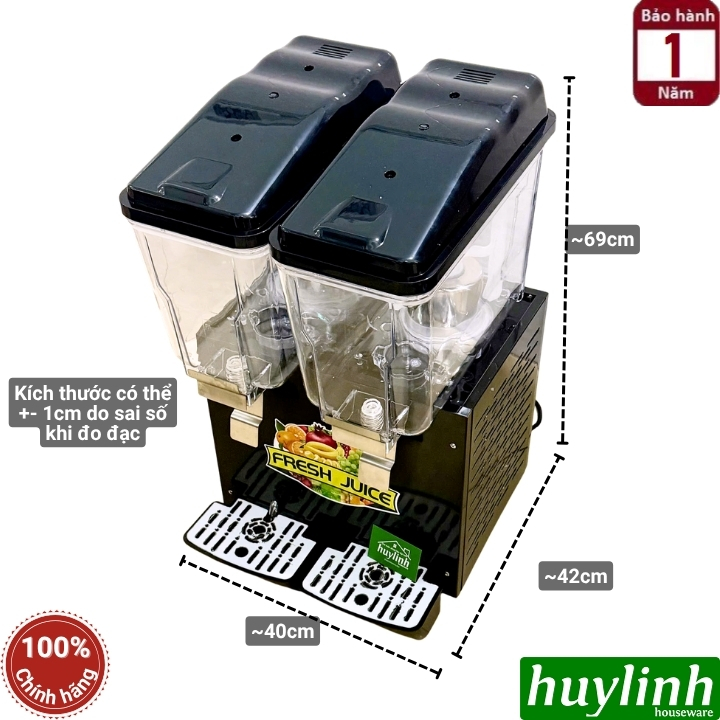 Máy làm lạnh nước uống 2 ngăn dung tích 16 lít 2