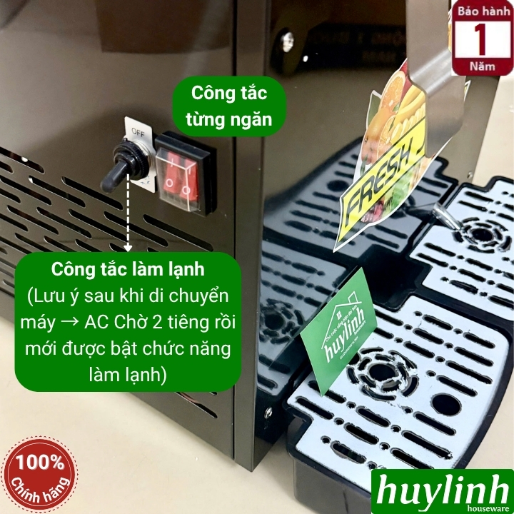 Máy làm lạnh nước uống 2 ngăn dung tích 16 lít 5