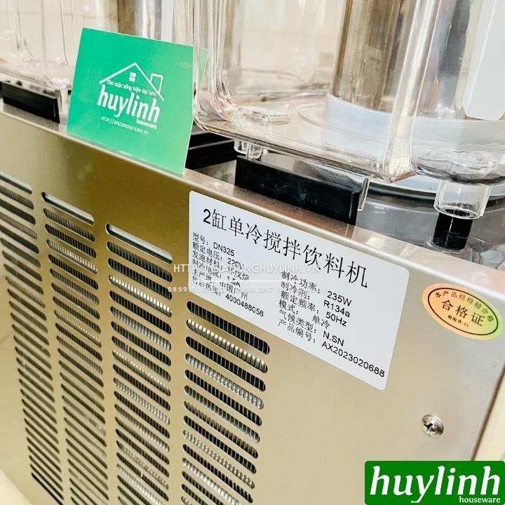 Máy làm lạnh đồ uống 2 ngăn dạng khuấy DN325 5