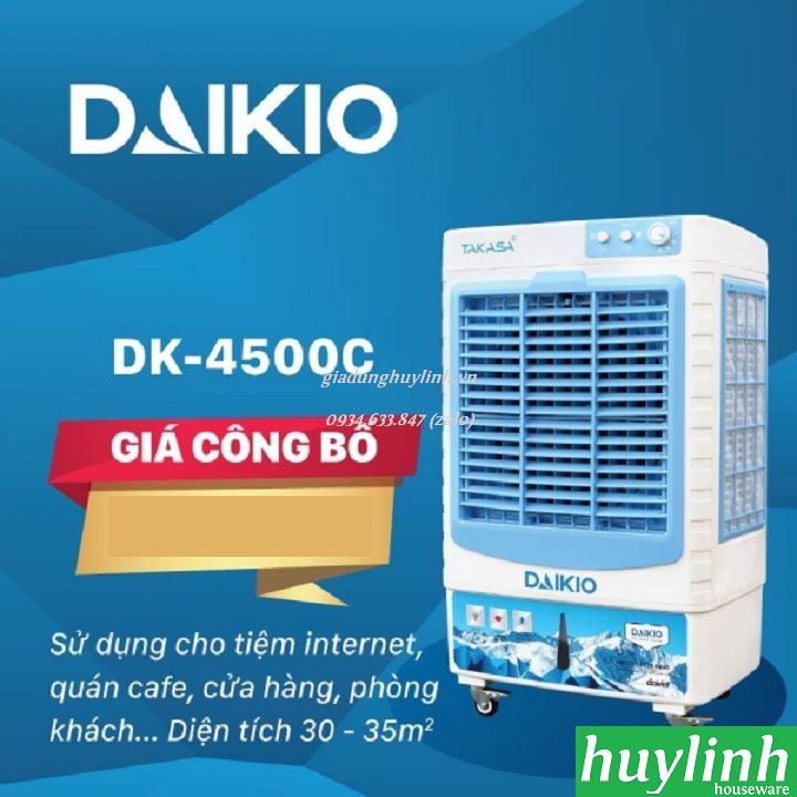 Máy làm mát Daikio DK-4500C (DKA-04500C) - giadunghuylinh.vn 5