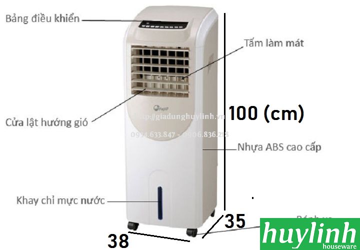 Máy làm mát không khí Fujie AC-11DB - 25m2 2