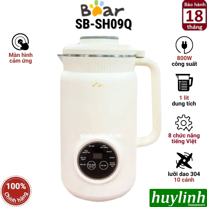 Máy làm sữa hạt mini Bear SB-SH09Q