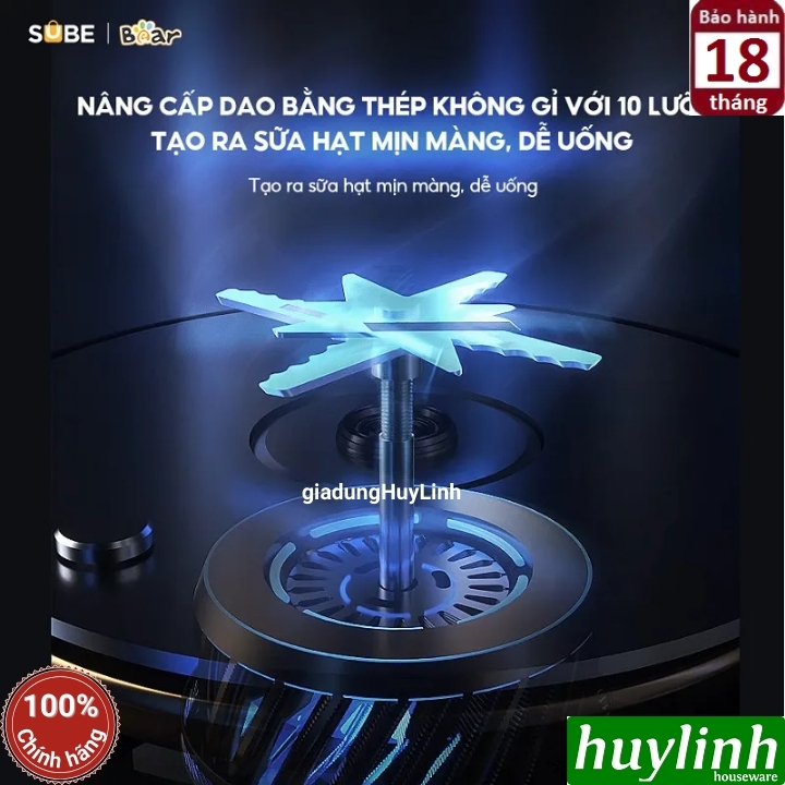 Máy làm sữa hạt mini Bear SB-SH09Q 3