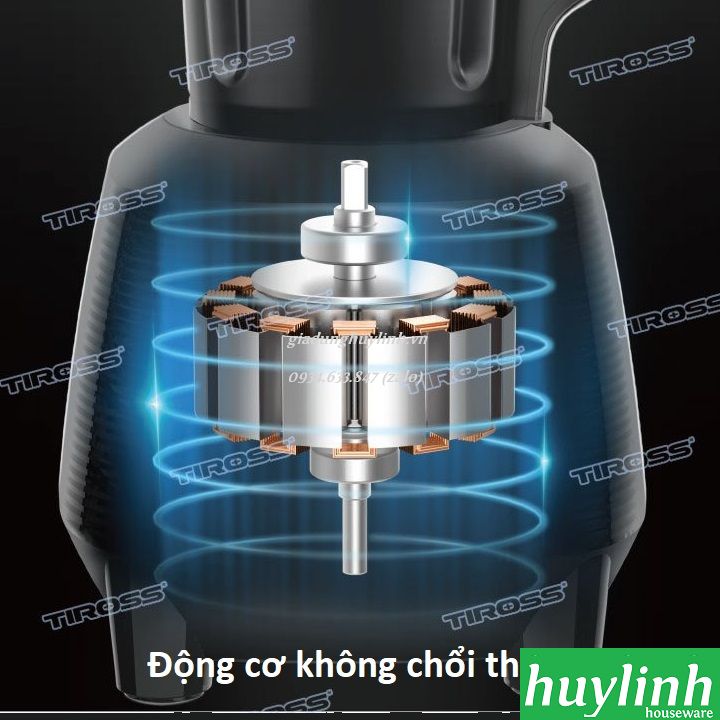 Máy làm sữa hạt đa năng Tiross TS9821 - Tặng kèm Tiross TS1366 3