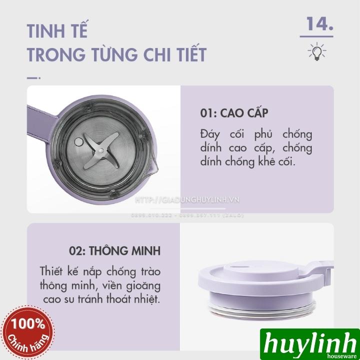 Máy xay nấu sữa hạt mini Dingo DCB500 - 600ml - Đa chức năng 11