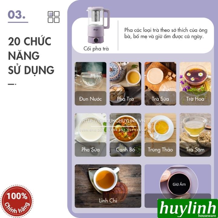 Máy xay nấu sữa hạt mini Dingo DCB500 - 600ml - Đa chức năng 6