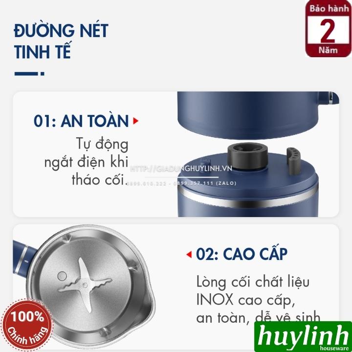 Máy xay nấu sữa hạt mini Dingo DCB600 - 600ml - Đa chức năng 9