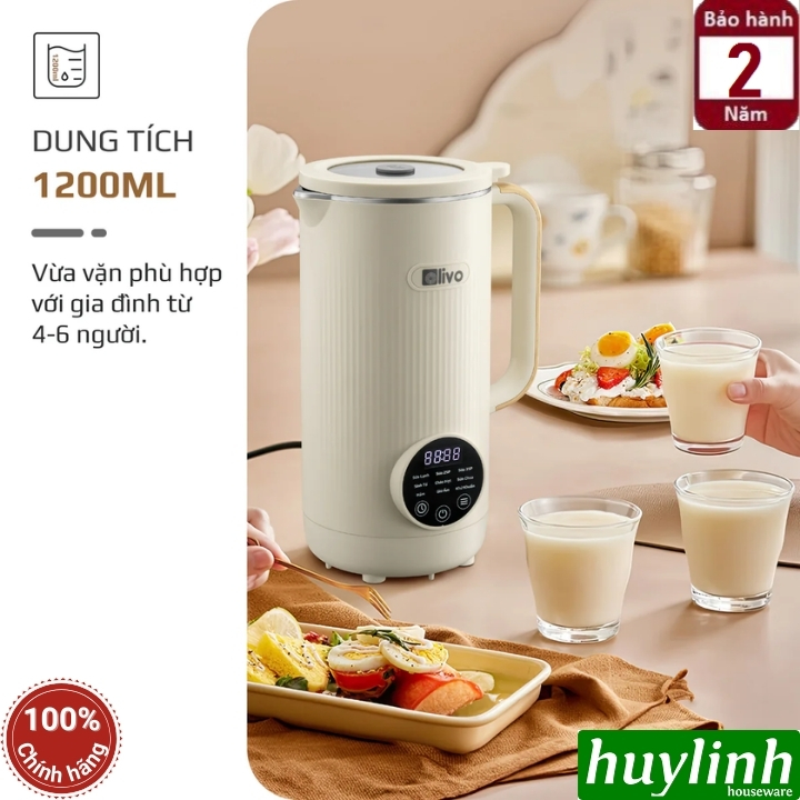 Máy xay nấu sữa hạt đa năng Olivo CB1200 7