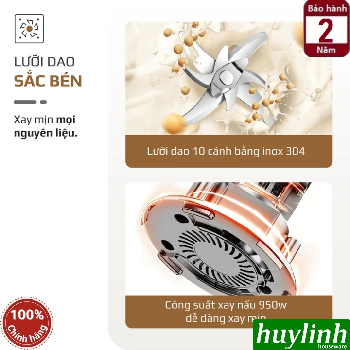 Máy xay nấu sữa hạt đa năng Olivo CB1200 5