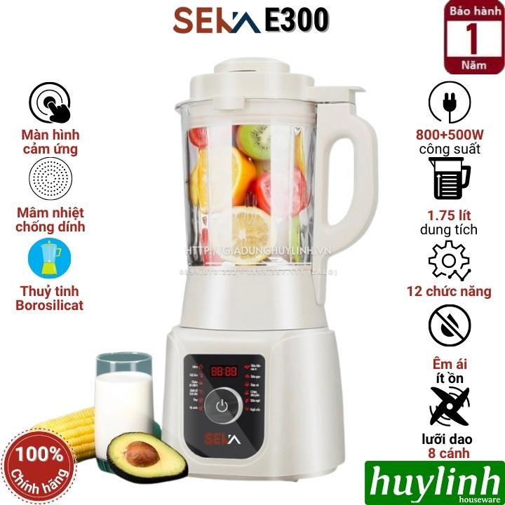 Máy làm sữa hạt đa năng SEKA E300 - 1.75 lít - 12 chức năng