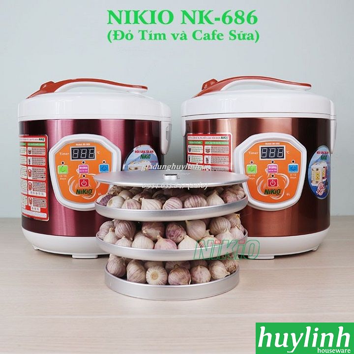 Máy làm tỏi đen Nikio NK-686 – 6 lít 6