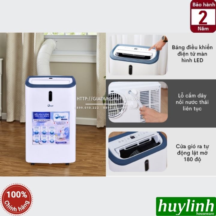 Máy lạnh - điều hoà di động Fujie MPAC12 - Công suất 12000BTU (1.5HP) 6