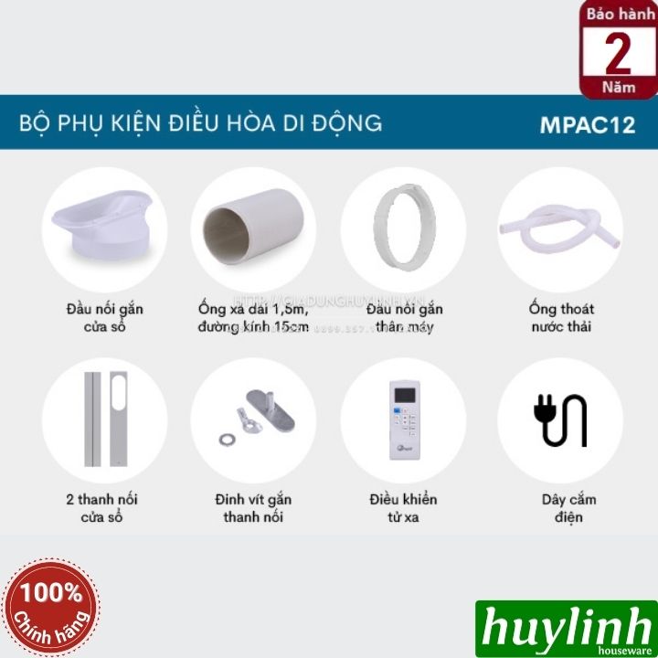 Máy lạnh - điều hoà di động Fujie MPAC12 - Công suất 12000BTU (1.5HP) 8