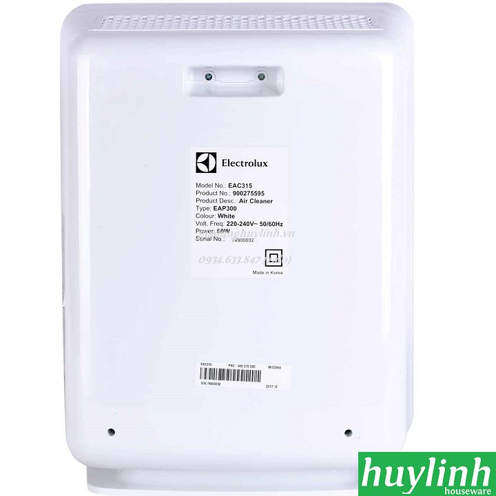 Máy lọc không khí Electrolux EAC315 - Hàn Quốc 5