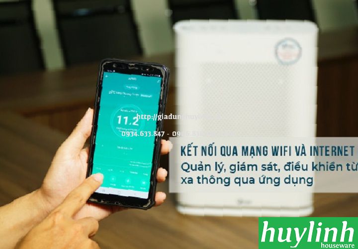 Máy lọc không khí Fujie AP600 - 30m2 - Điều khiển Wifi 7