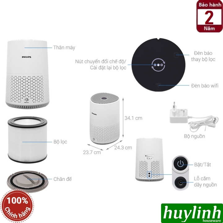 Máy lọc không khí Philips 600i Series AC0650/10 2