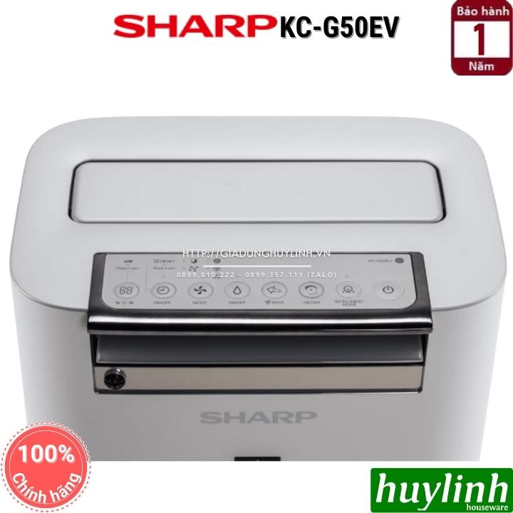 Máy lọc không khí và tạo ẩm Sharp KC-G50EV-W - 38m2 5