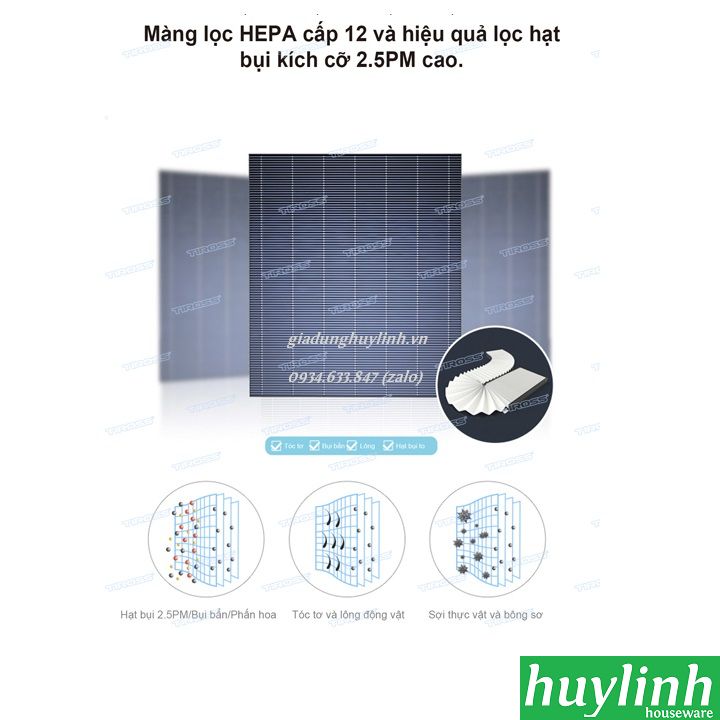 Máy lọc không khí Tiross TS9710 - 20 - 40m2 5