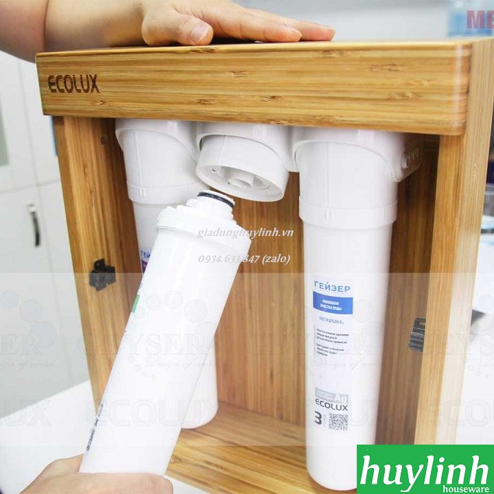 Máy lọc nước Nano Geyser Ecolux A - Tặng kèm 1 máy lọc tại vòi Geyser Euro - Nhập Khẩu LB Nga Russia 5