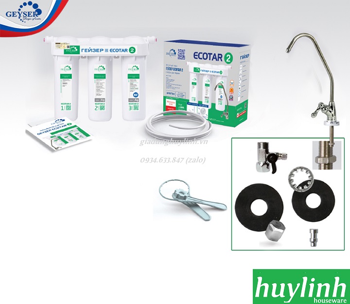 Máy lọc nước Nano Geyser Ecotar 2 - Nhập khẩu LB Nga - Russia 2