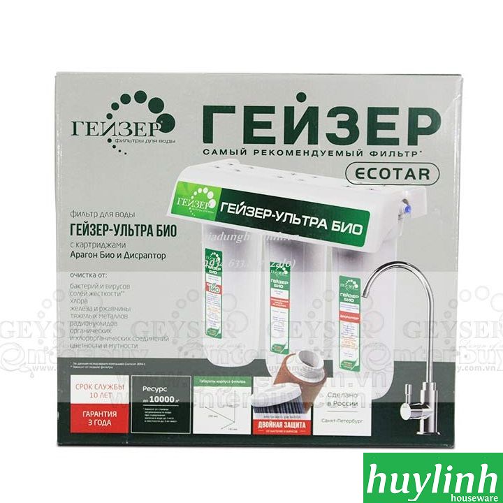 Máy lọc nước Nano Geyser Ecotar 4 - Nhập khẩu LB Nga - Russia 2