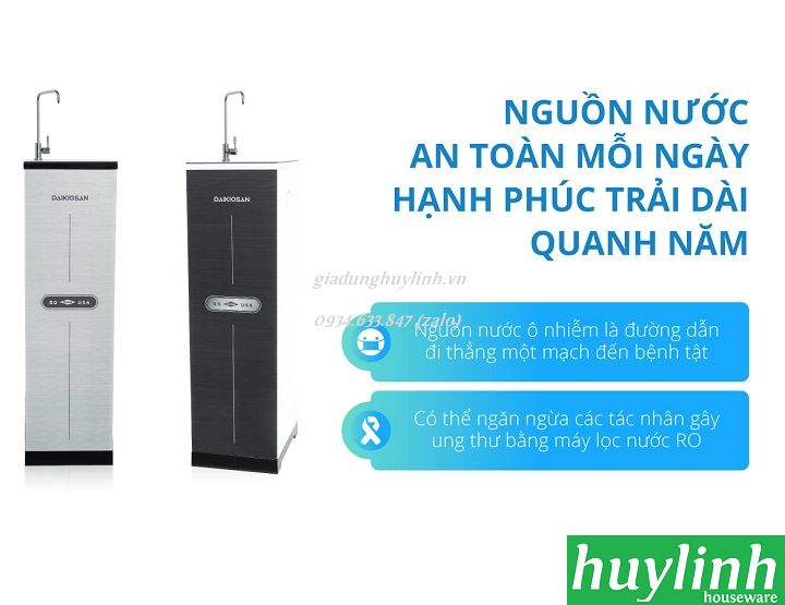 Máy lọc nước RO Daikiosan DSW-43008G - 8 lõi - kính 3D 4
