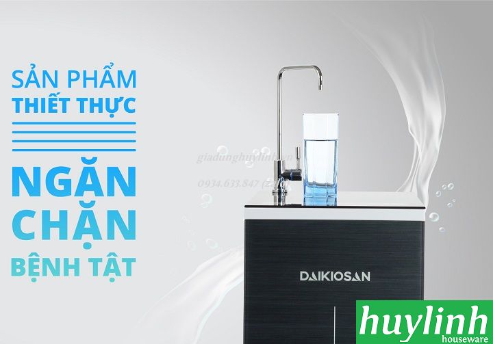 Máy lọc nước RO Daikiosan DSW-43008G - 8 lõi - kính 3D 5