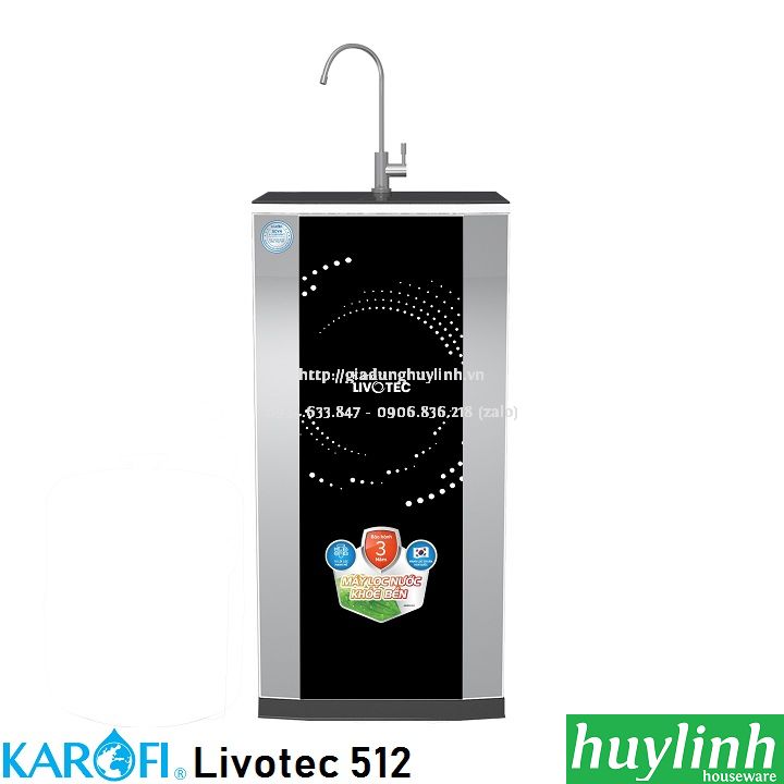 Máy lọc nước RO Karofi Livotec 512 - 10 lõi