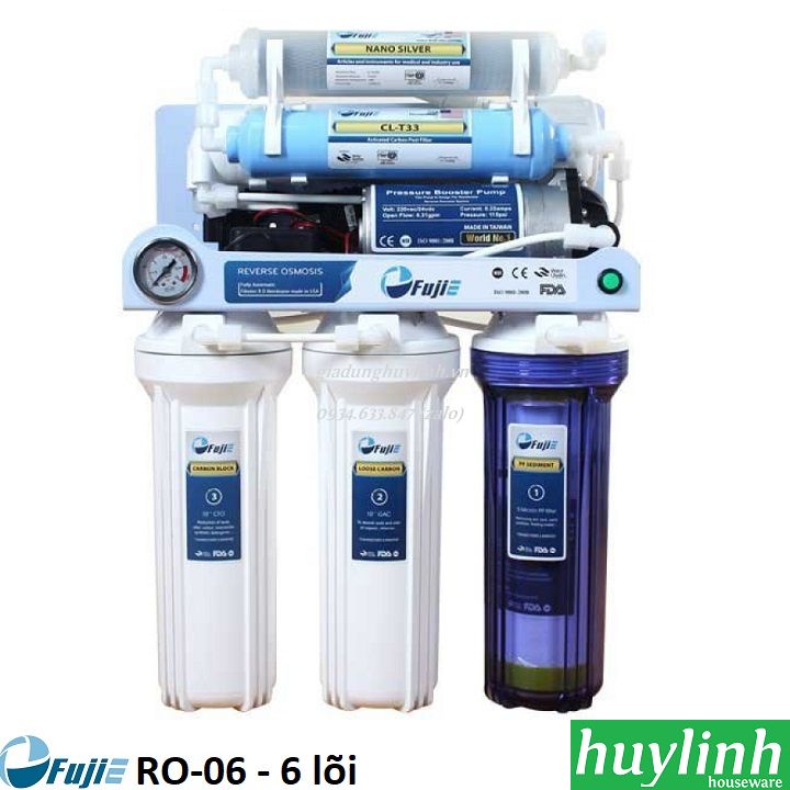 Máy lọc nước RO Fujie RO-06 - 6 lõi 2