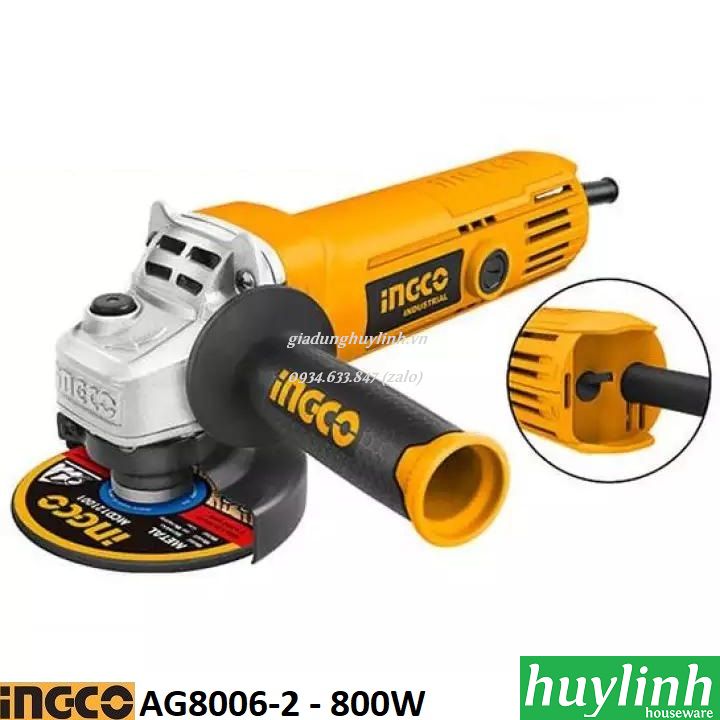 Máy mài góc Ingco AG8006-2 - 800W