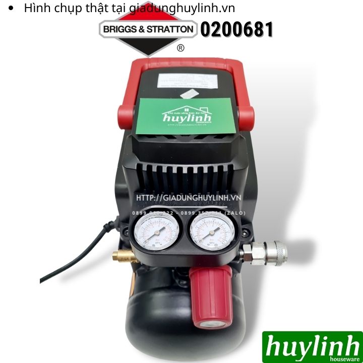 Máy nén khí không dầu Briggs & Stratton 0200681 - 6 lít - 0.75 HP 4