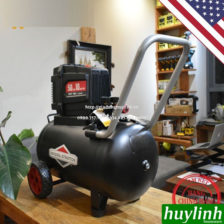 Máy nén khí không dầu Briggs & Stratton 0202481 - 24 lít - 1.5hp 3