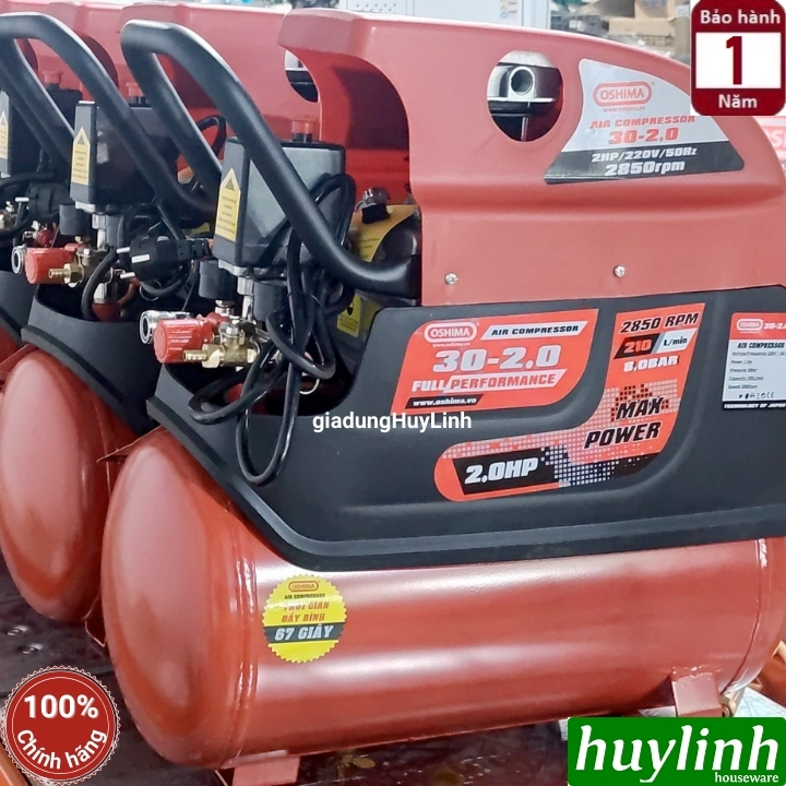 Máy nén khí có dầu Oshima 30-2.0 4