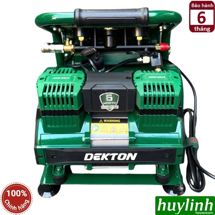Máy nén khí không dầu mini Dekton DK-2906 PRO - dung tích 6 lít - áp lực 8 bar 4