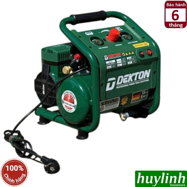 Máy nén khí không dầu mini Dekton DK-2906 PRO - dung tích 6 lít - áp lực 8 bar 5