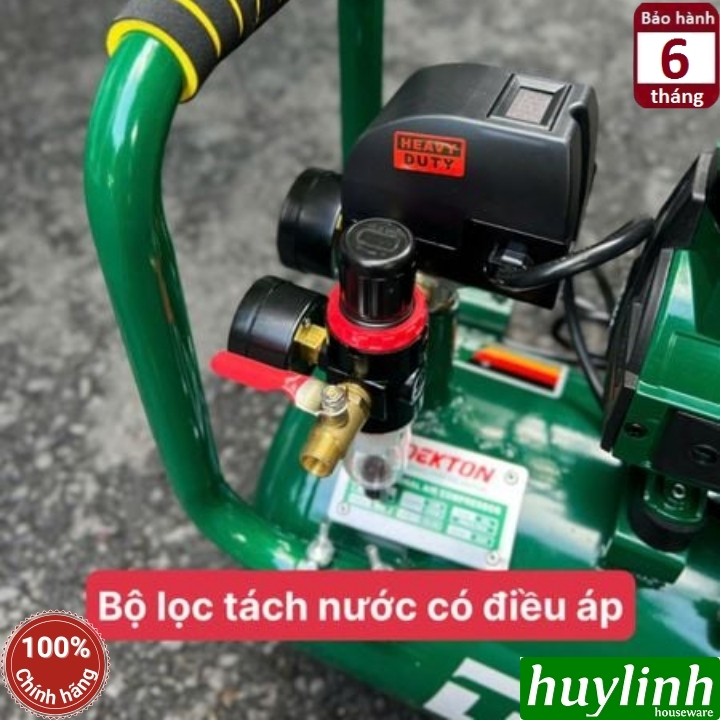 Máy nén khí không dầu Dekton DK-2925 PRO - 25 lít - 1.5hp 2