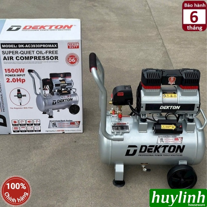 Máy nén khí không dầu Dekton DK-AC3930 PROMAX 2