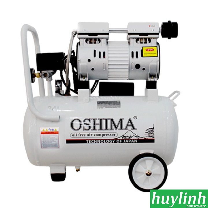 Máy nén khí không dầu Oshima 24 lít 2