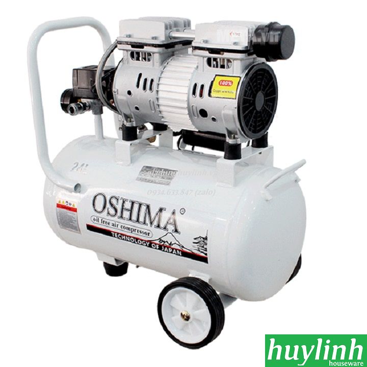Máy nén khí không dầu Oshima 24 lít 4