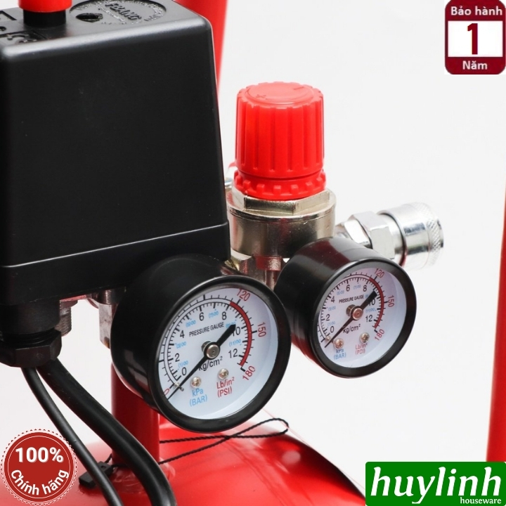 Máy nén khí Không dầu Giảm Âm Oshima 30-2.0 - Dung tích 30 lít - 2hp (dây đồng) 6