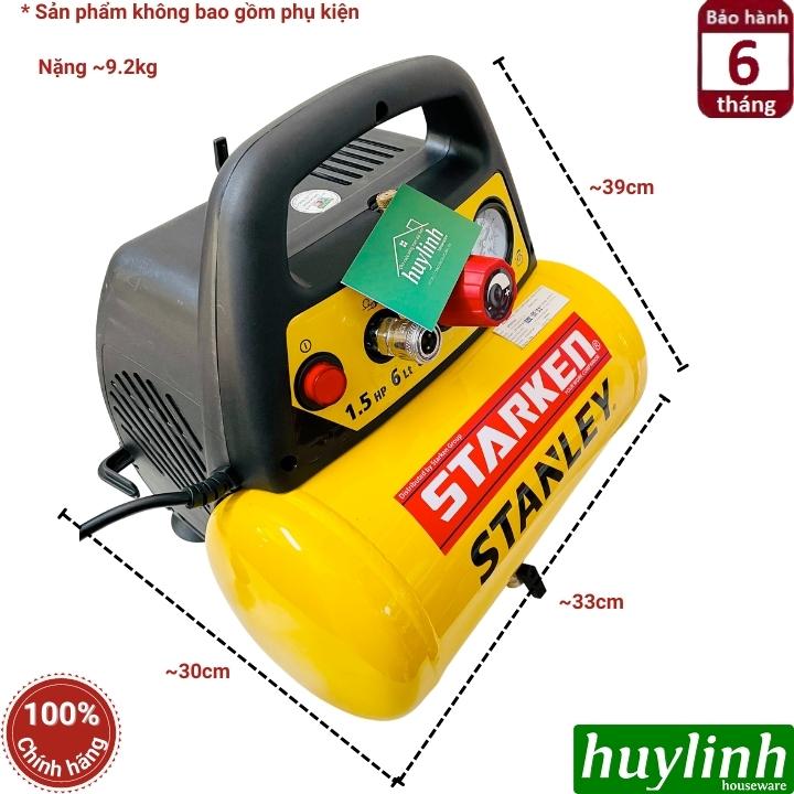 Máy nén khí không dầu Stanley DN200/8/6 - Dung tích 6 lít - Công suất 1.5hp - Áp lực 8 bar 2