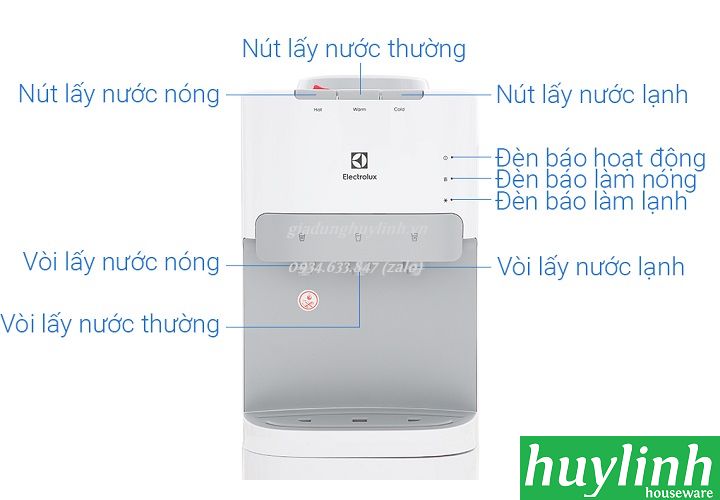 Cây nước nóng lạnh Electrolux EQACF01TXWV - 3 vòi - block 5
