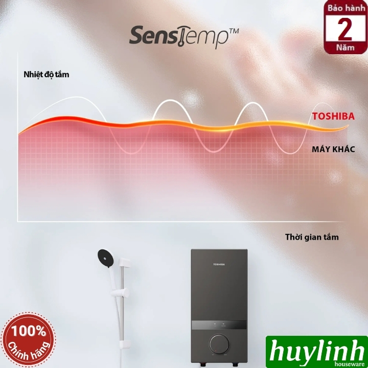Máy tắm nước nóng trực tiếp Toshiba TWH-45MCNVN(W)-WB - 4500W