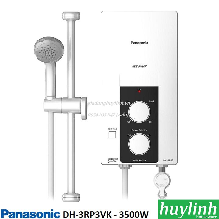 Máy nước nóng trực tiếp Panasonic DH-3RP2VK - 3500W