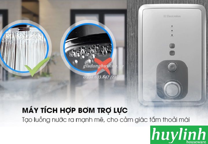 Máy nước nóng trực tiếp Electrolux EWE351BA-DW - 3500W - có bơm trợ lực 3