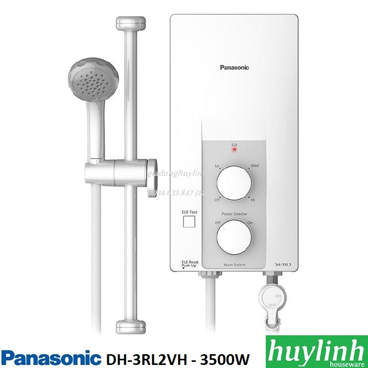 Máy nước nóng trực tiếp Panasonic DH-3RL2VH - 3500W