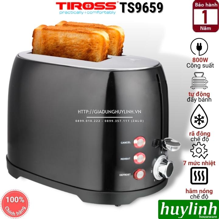Máy nướng bánh mì sandwich Tiross TS9659 - 800W