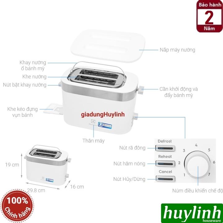 Máy nướng bánh mì sandwich 2 ngăn Electrolux E2TS1-100W 2