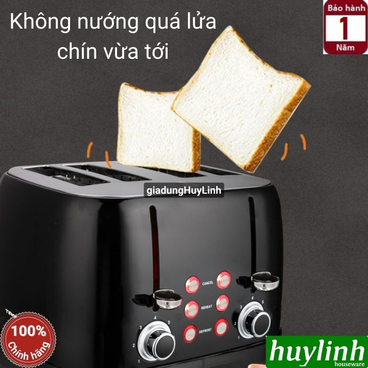 Máy nướng bánh mì Sandwich Tiross TS9660 6