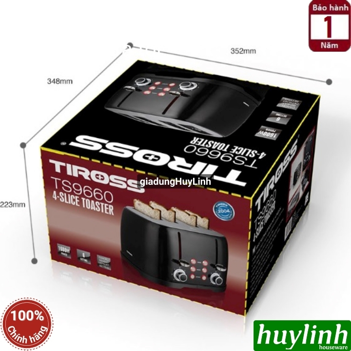 Máy nướng bánh mì Sandwich Tiross TS9660 7